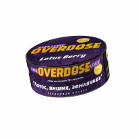 Табак Overdose - Lotus Berry (Лотос, Вишня, Земляника) 25 гр