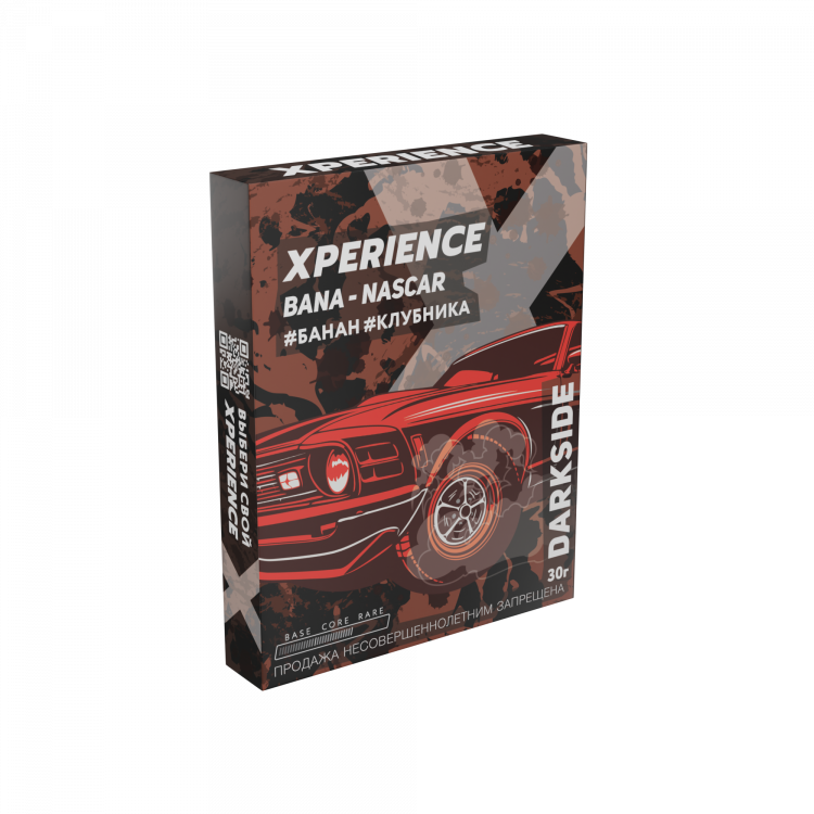 Табак XPERIENCE - BANA-NASCAR (банан, клубника) 30 гр