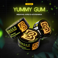 Табак Banger - Yummy Gum (Жвачка Арбуз-Клубника) 25 гр
